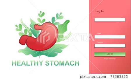 registration form design internal organs stomach registration form design internal organs stomach 78365835