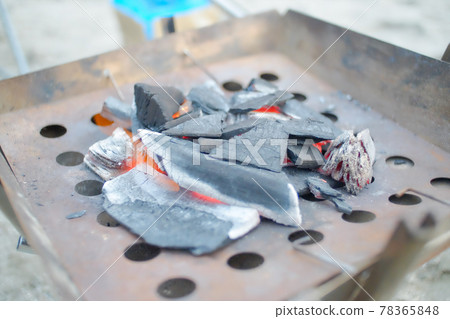Preparing for BBQ 78365848