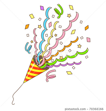 party popper, vector, vectors - Stock Illustration [78368166] - PIXTA
