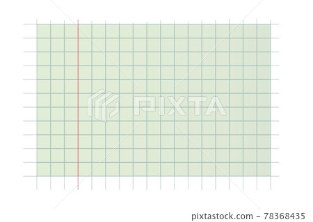 Piece of notebook sheet on white background - illustration design 78368435
