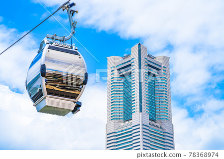 橫濱城市景觀 橫濱 Air Cabin 和 Minatomirai 周圍的風景 78368974