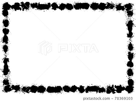 Frame material drawn by spray - Stock Illustration [78369103] - PIXTA