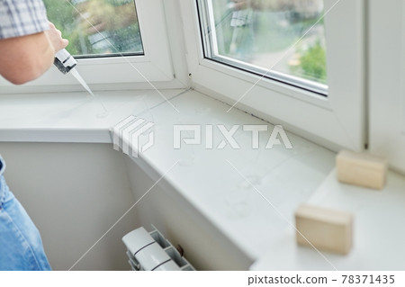 Artificial stone window sill, installation, technological process. 78371435