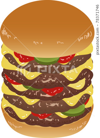 Cheese tower burger Cheese tower burger 78371746