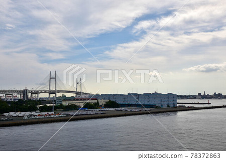 從大黑大橋看到的橫濱灣大橋 78372863