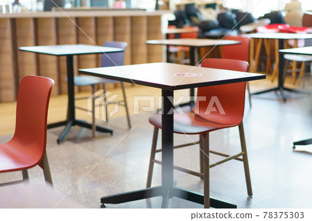 New normal modern lifestyle keep distance To prevent the spread of the covid virus at public places, shops, airlines. Social distancing and and keep distance. 78375303