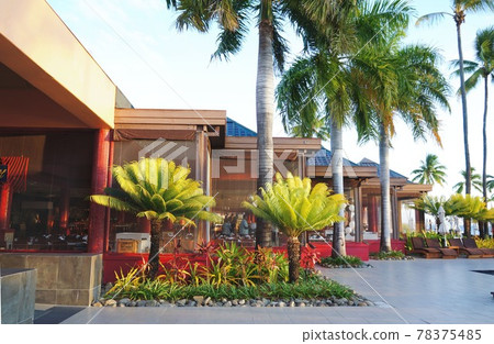 Resort hotel restaurant exterior Resort hotel restaurant exterior 78375485