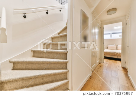 Luxury staircase hall Luxury staircase hall 78375997