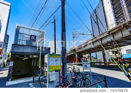 Nakazakicho Station No. 4 entrance 78376670
