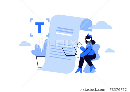 Copywriter content manager working on new project Copywriter content manager working on new project 78376752