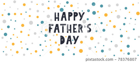 Happy father's day. Lettering. Banner Sale Brush text pattern vector Happy father's day. Lettering. Banner Sale Brush text pattern vector 78376807