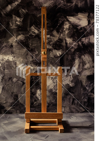 Painting easal on table background abstract texture. Art still life artistic concept Painting easal on table background abstract texture. Art still life artistic concept 78377122