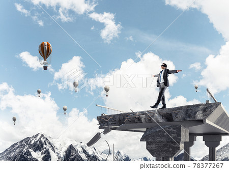 Concept of hidden risks and dangers. 78377267