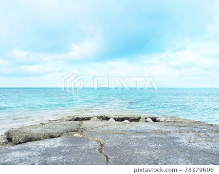 沖繩竹富島西碼頭風光 78379606