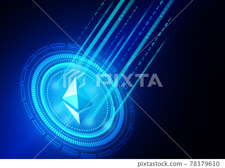 Cryptocurrency technology background with hi-tech digital Cryptocurrency technology background with hi-tech digital 78379610