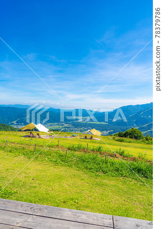 Scenery of Hakuba Mountain Harbor in summer [Nagano Prefecture] 78379786