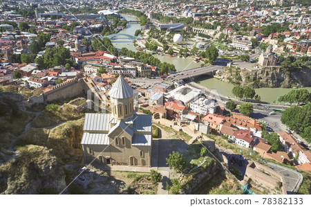 Church in old part of Tbilisi 78382133
