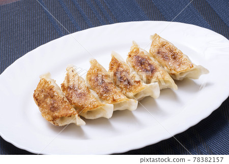 Grilled dumplings dumplings image material Grilled dumplings dumplings image material 78382157