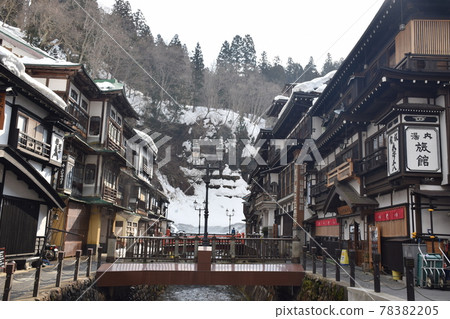 Ginzan Onsen hot spring town 78382205