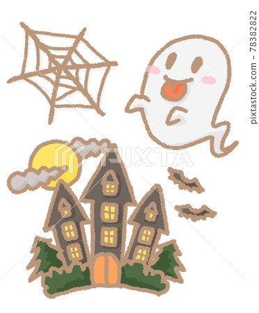 Cute haunted house 78382822