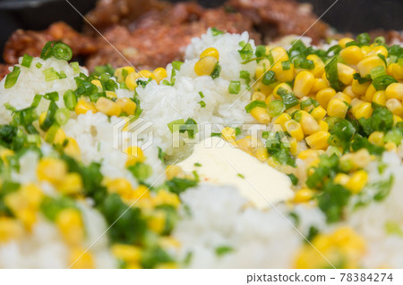 Beef pepper rice Beef pepper rice 78384274