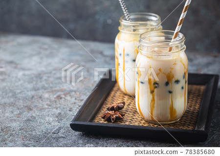 Creamy bubble tea Creamy bubble tea 78385680