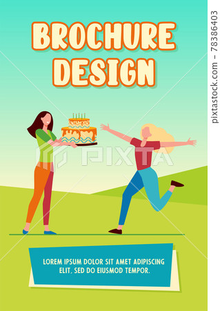 Girlfriends celebrating birthday 78386403