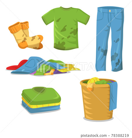 Dirty clothes laundry steps Dirty clothes laundry steps 78388219