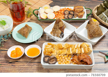 肉粽,粽子,端午節,中國風俗,中式粽子,中式粽子 78388709