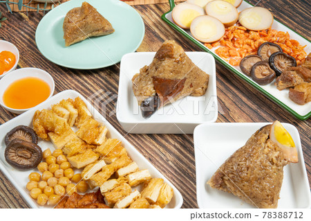 肉粽,粽子,端午節,中國風俗,中式粽子,中式粽子 78388712