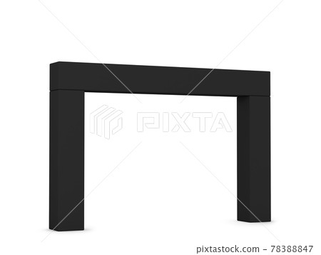 Blank event arch mockup 78388847