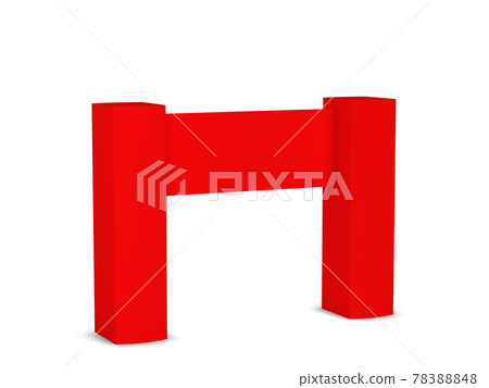 Blank event arch mockup 78388848