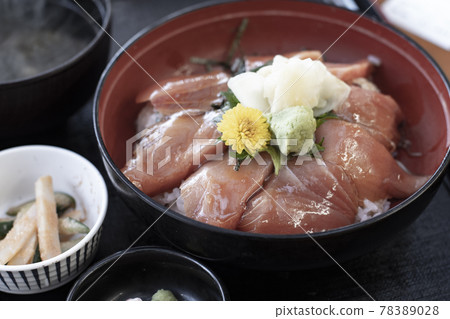 金槍魚醃飯，金槍魚碗，金槍魚，海鮮，生魚片，魚，美味的日本料理，食品 78389028