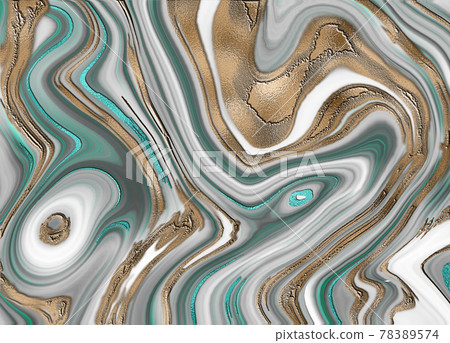 Liquid marble agate design - Stock Illustration [78389574] - PIXTA