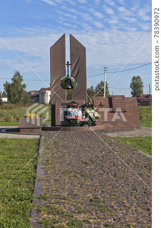 Monument to rescuers and firefighters killed during line of duty in town of Kirillov, Vologda region Monument to rescuers and firefighters killed during line of duty in town of Kirillov, Vologda region 78390972