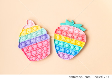 Rainbow Pop It Bubble Sensory Fidget Toy 78391784