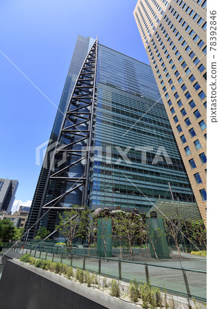 東京汐留市容 Nittele Tower 和 Shiodome Tower 78392846