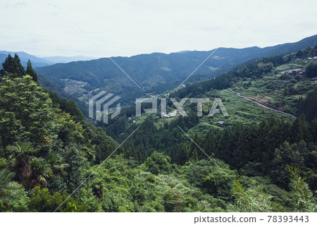 Shikoku mountain scenery 78393443