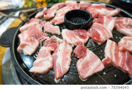 Korean food ~Samgyeopsal~ 78394043