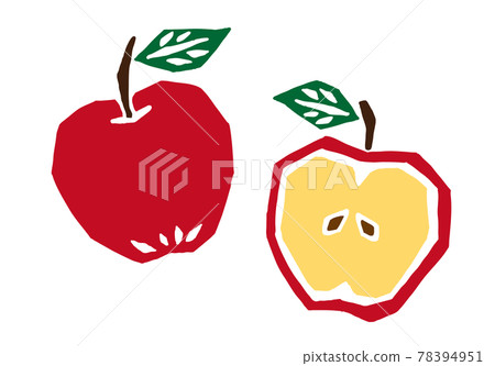 蘋果復古插畫 78394951