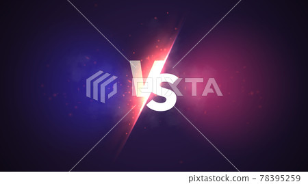 Versus shine background. Vector illustration 78395259