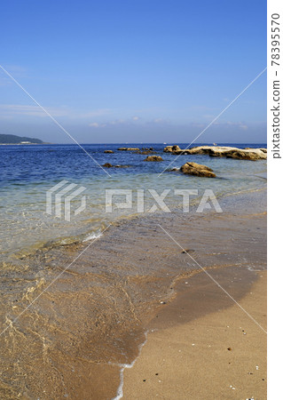 Clear sea, early spring sea, Tokyo Bay Clear sea, early spring sea, Tokyo Bay 78395570