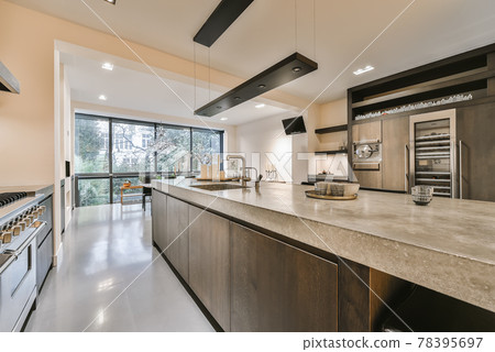 Luxury and modern kitchen interior Luxury and modern kitchen interior 78395697