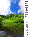 Nakadake seen from Senjojiki curl 78396471