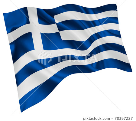 希臘國旗世界圖標 78397227