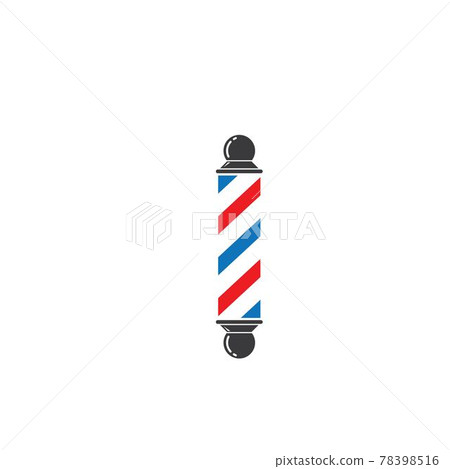 barber pole icon vector illlustration 78398516