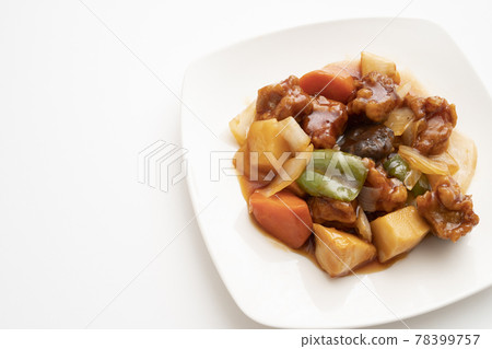 Sweet and sour pork image 78399757