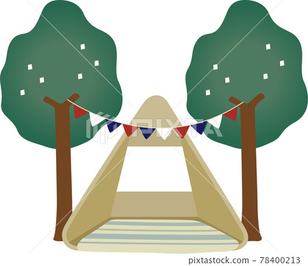 Fashionable tent with garland Fashionable tent with garland 78400213