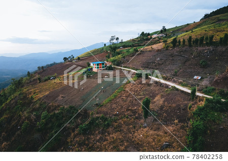 village in the mountains in asia village in the mountains in asia 78402258