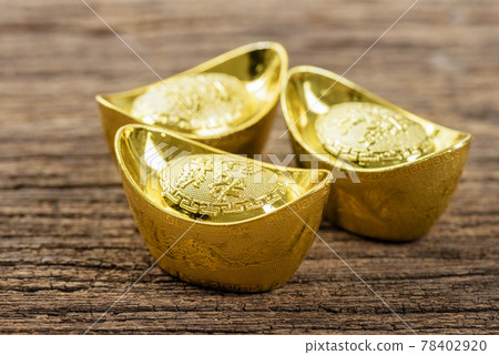 chinese gold ingot 78402920